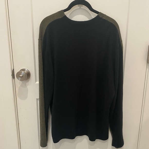 Craig Green Men’s XL cashmere sweater, olive green front, black back, worn once - Picture 5 of 8